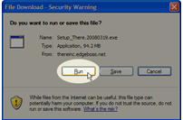 Click on Run